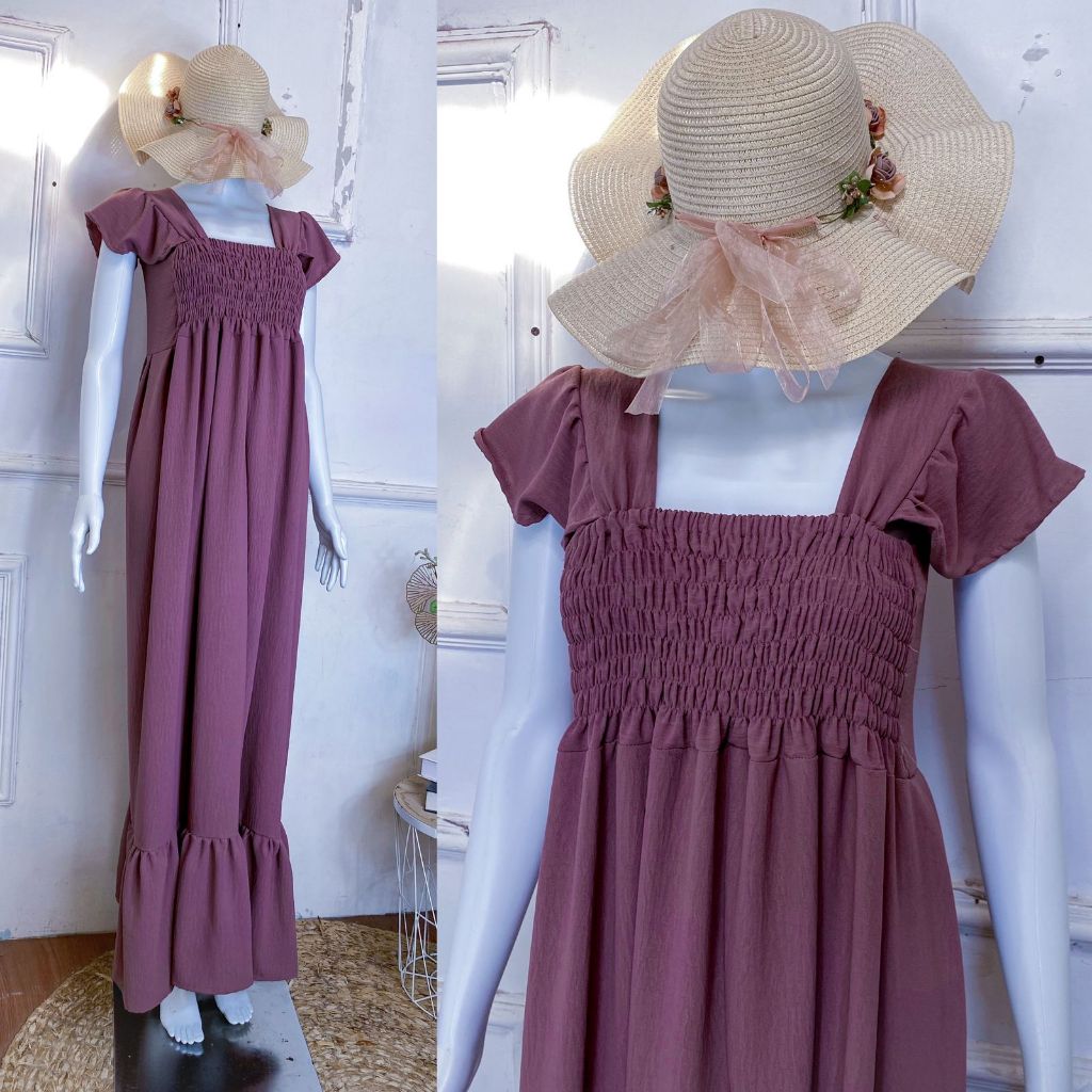 RUBY DRESS CRINKLE AIRFLOW PREMIUM JUMBO