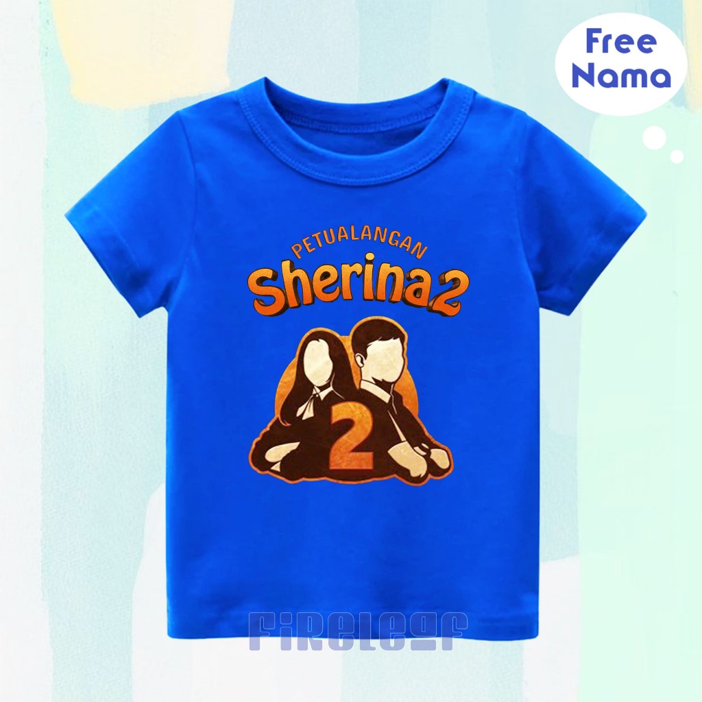 BAJU ATASAN KAOS ANAK PETUALANGAN SHERINA 2 BAHAN PREMIUM