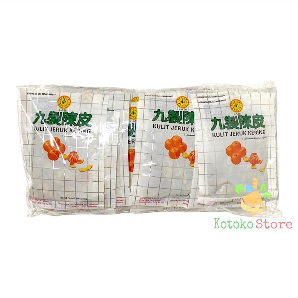 

Manisan Kulit Jeruk Kering Labi / Kulit Jeruk Kering Isi 20 Pack