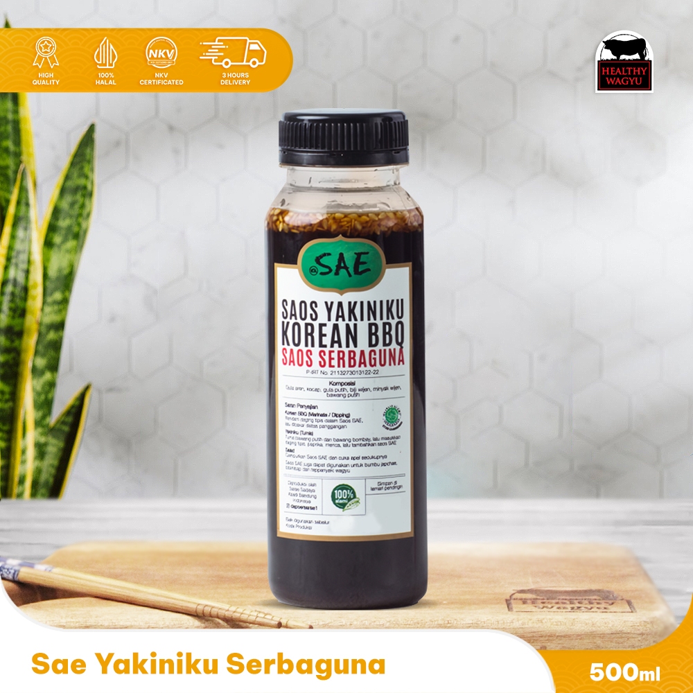 

SAOS SAE SERBAGUNA (YAKINIKU SAUCE) Healthy Wagyu