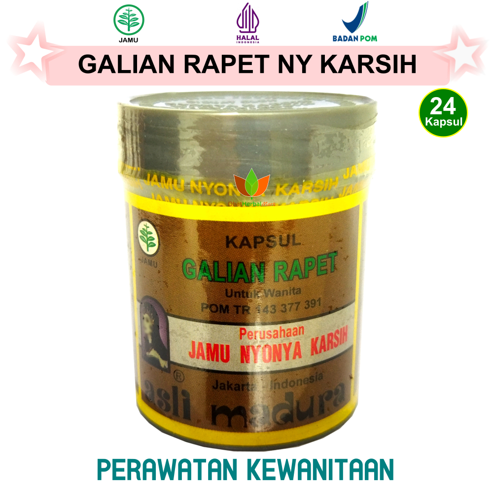 JAMU GALIAN RAPET NYONYA KARSIH ASLI RAMUAN MADURA, HERBAL RAPAT KHUSUS WANITA KEWANITAAN LENDIR BER