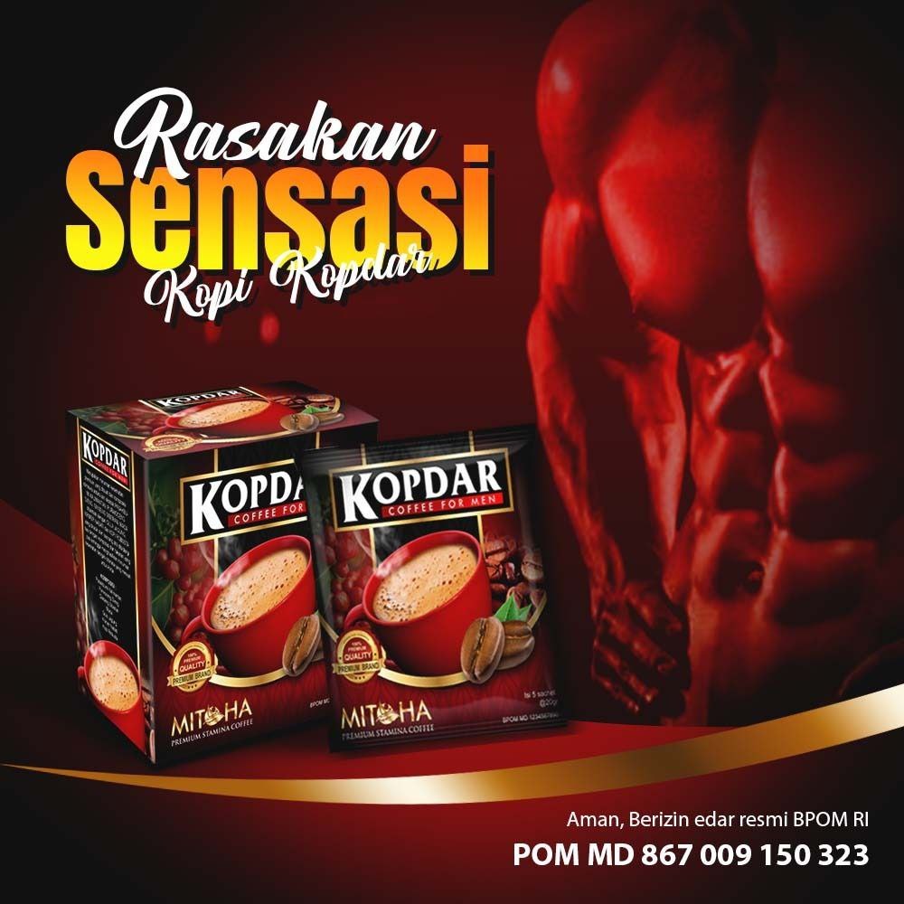 Kopi Stamina Kopdar isi 5 Sachet Bpom Original