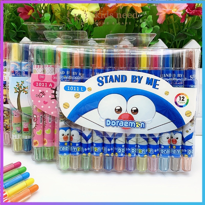 

Krayon Putar pendek 12 Warna /Crayon Putar Pendek12 Warna/Rolling Crayon/Oil Pastel