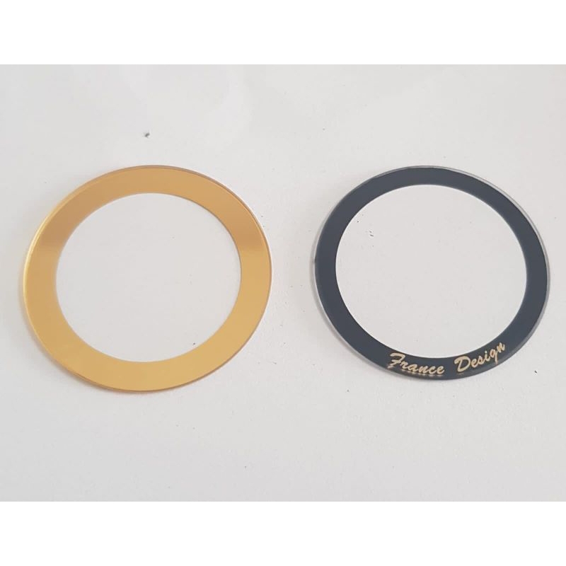 kaca jam tangan list bulat