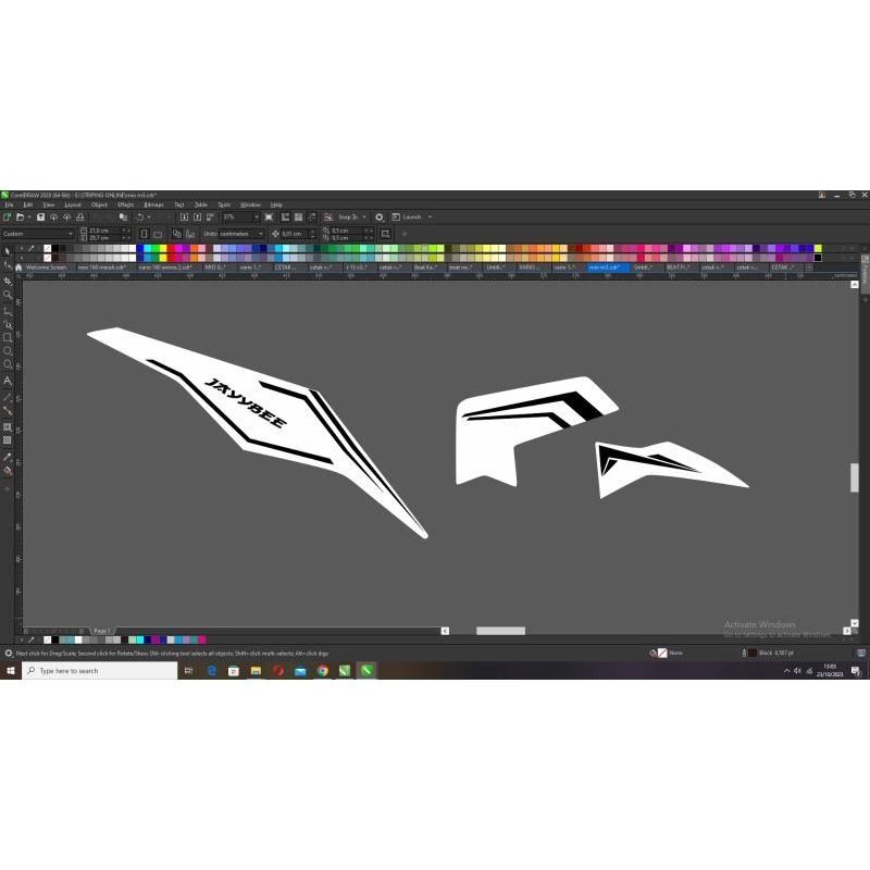 striping custom mio m3