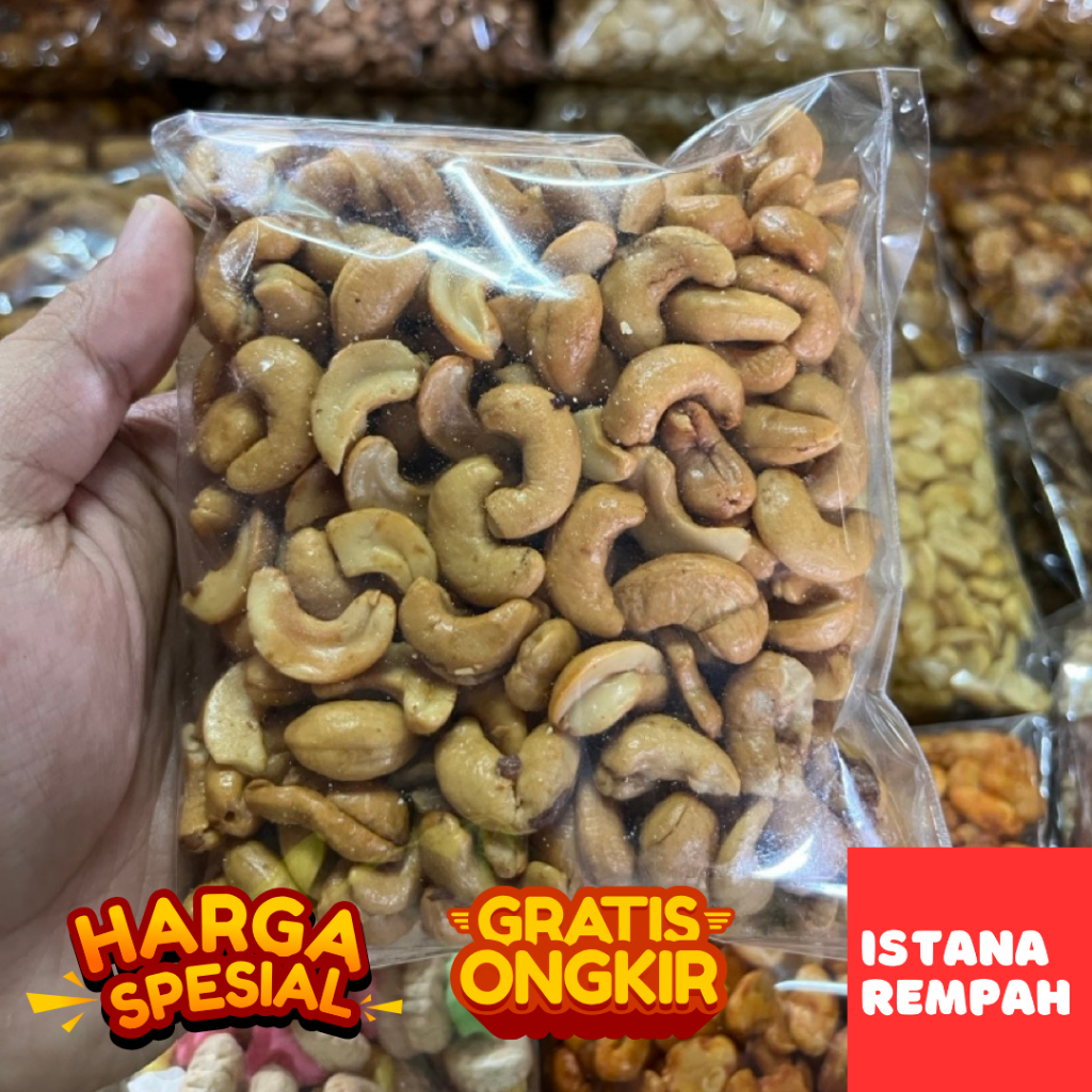 

Kacang Mede Goreng 250gr Enak Bikin Nagih