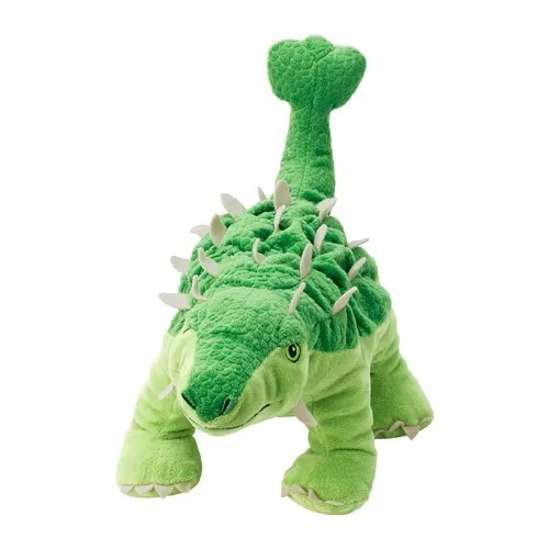 Boneka dinosaurus ankylosaurus 37cm mainan anak usia 12 bulan ke atas EYO IK1212
