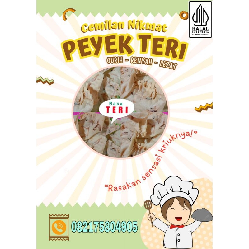 

PEYEK IKAN TERI DAUN JERUK