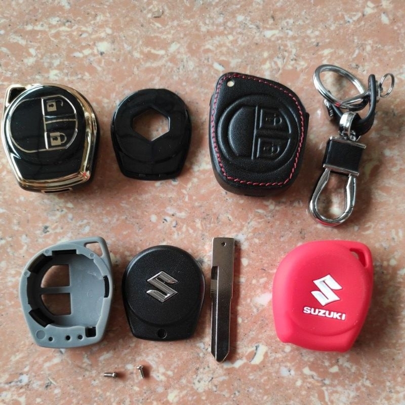 sarung cover casing kunci remote mobil suzuki ertiga / grand vitara / s presso model ori orisinil