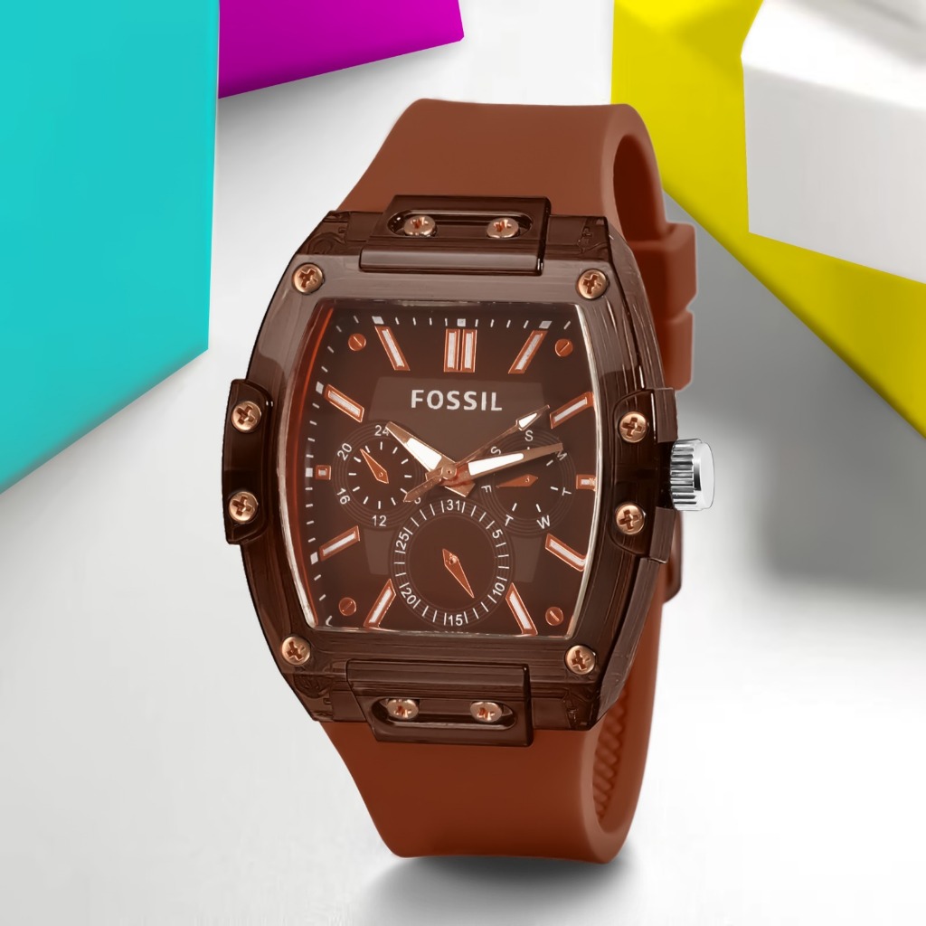 [COD] - Jam Tangan Wanita F8040Lv Tali Rubber Free Box Original & Baterai Cadangan