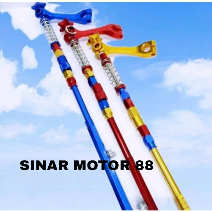 PAKET Tiang Rem + Paha Rem Variasi Untuk Tromol Belakang Semua Motor Bebek -Rx King - Vixion Old - C