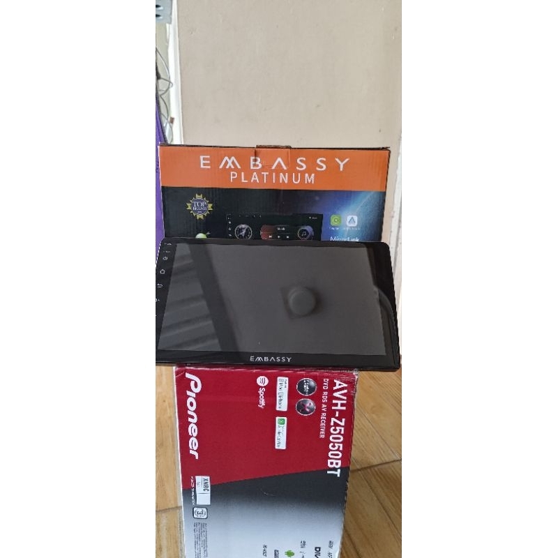 Headunit Embassy 10inch Android 12 RAM 2GB/32GB