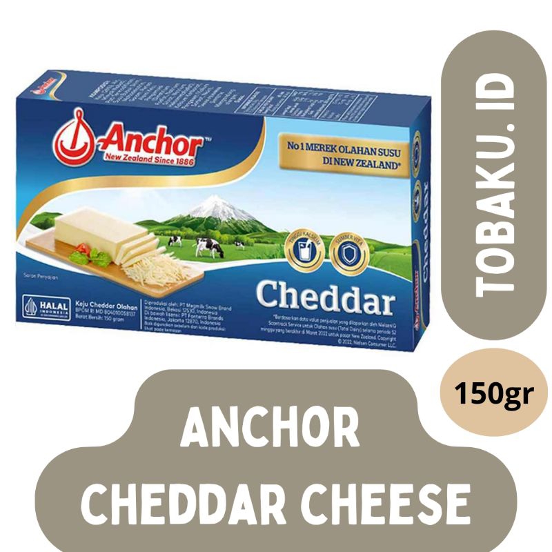 

ANCHOR KEJU CHEDDAR 150GR EXP PANJANG