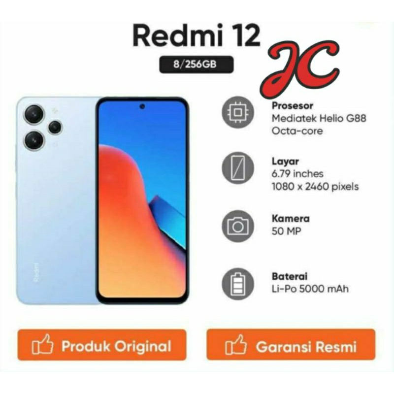 REDMI 12 RAM 8/128