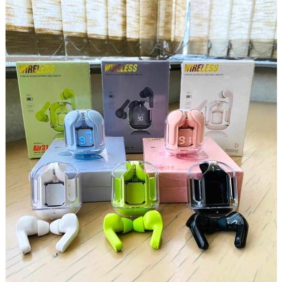 TWS BLUETOOTH WIRELESS AIR31 - TWS BLUETOOTH TRANSPARAN AIR31