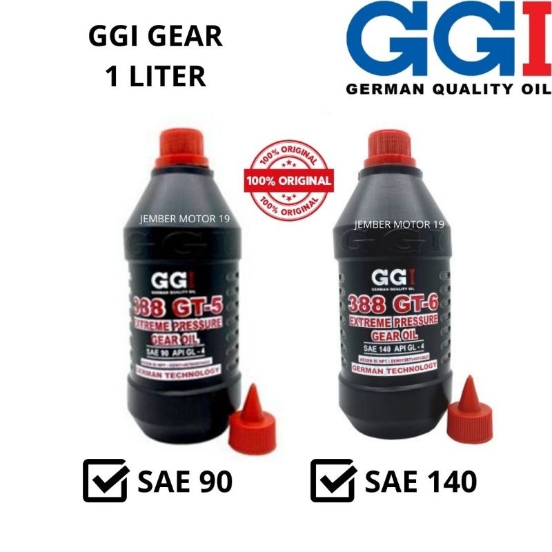 OLI GARDAN GGI GEAR TRANSMISI MANUAL SAE 90 DAN SAE 140 1 LITER ORIGINAL
