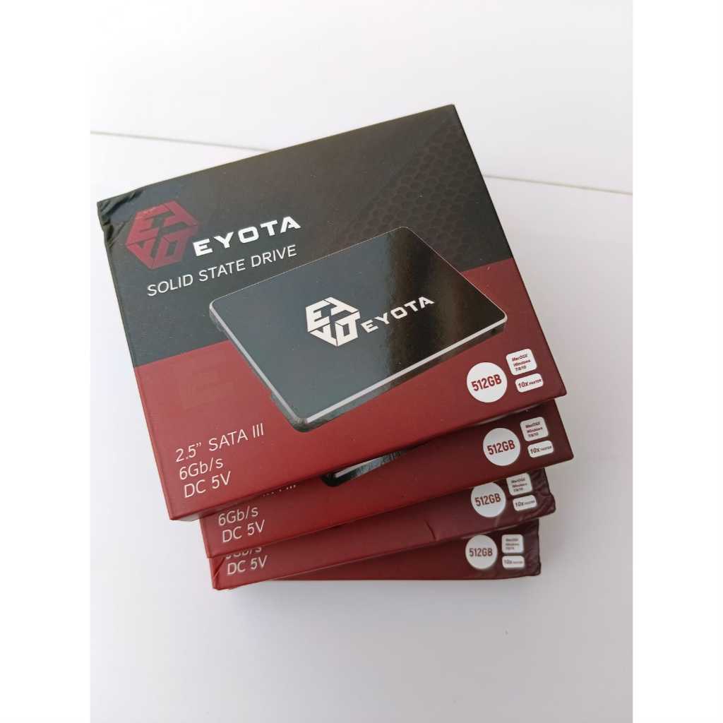 SSD EYOTA 512GB SATA III 2.5" 6GB/S GARANSI RESMI