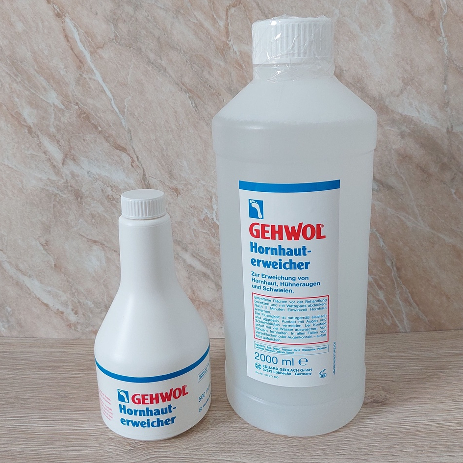 GEHWOL CALLUS SOFTENER 500 2000 ML HORNHAUTWEICHER PELEMBUT KAPALAN MATA IKAN