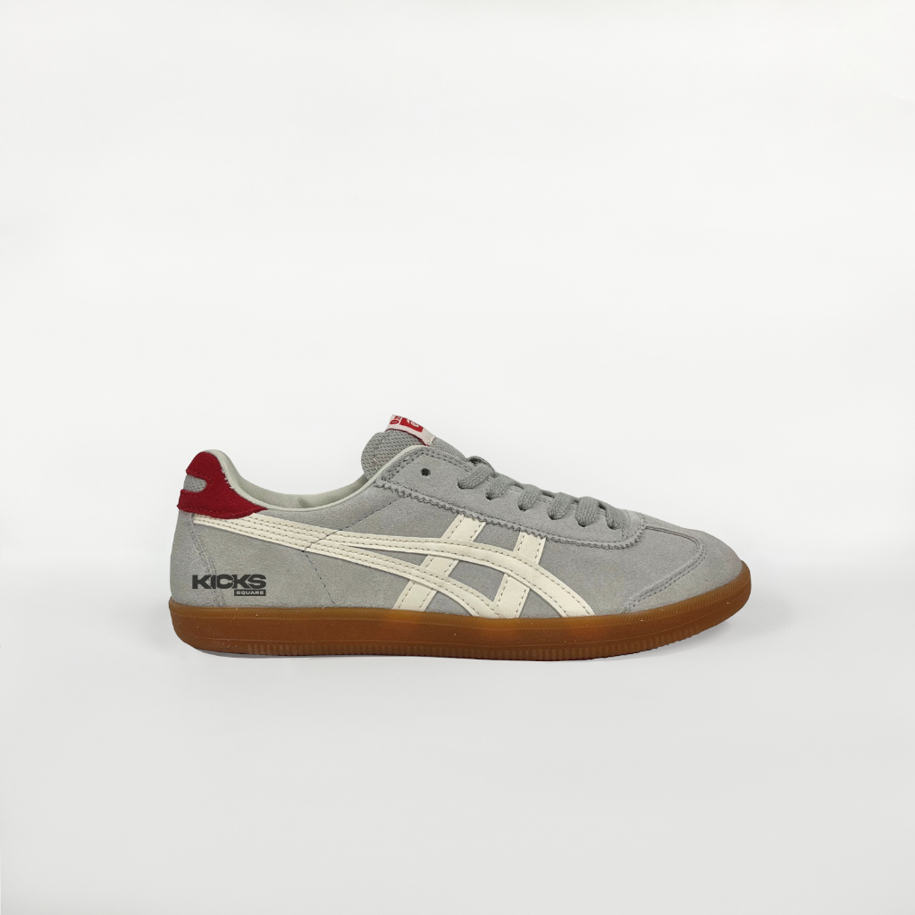 [Kode 85] ONITSUKA TIGER TOKUTEN GREY WHITE RED ORIGINAL