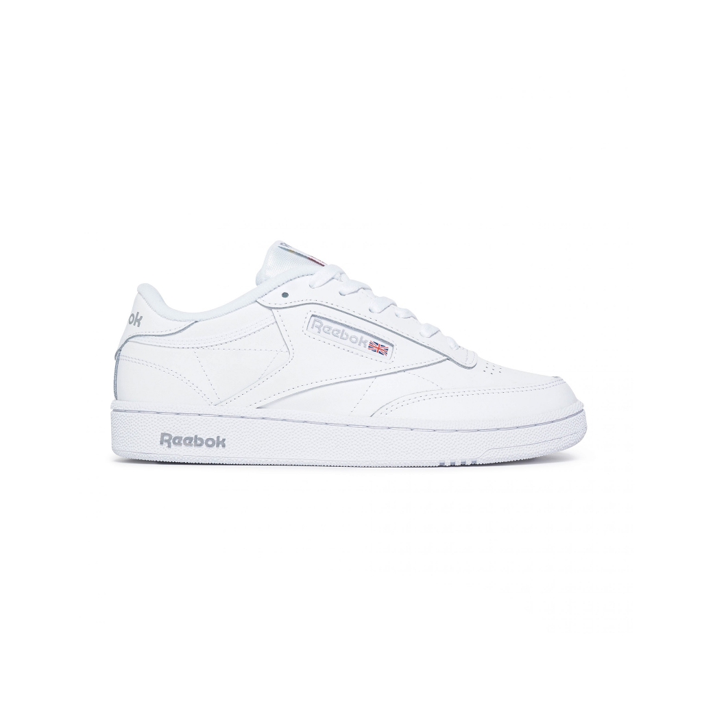 Sepatu Sneakers Pria Reebok Club C 85 White Sheer Grey AR0455 ORIGINAL
