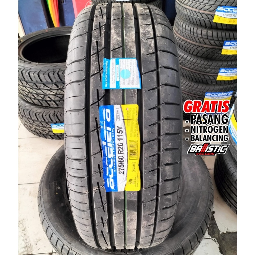 Ban mobil tubles ring 20 275/60 merek Accelera Iota ST68 275 60 R20 gratis pasang ditoko