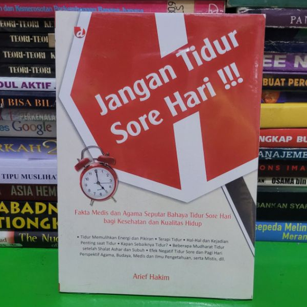 BUKU NOVEL BEKAS - JANGAN TIDUR SORE HARI 