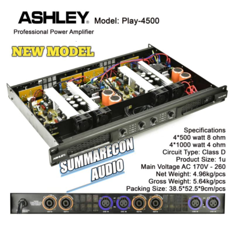 POWER ASHLEY PLAY 4500 ORIGINAL CLASS D