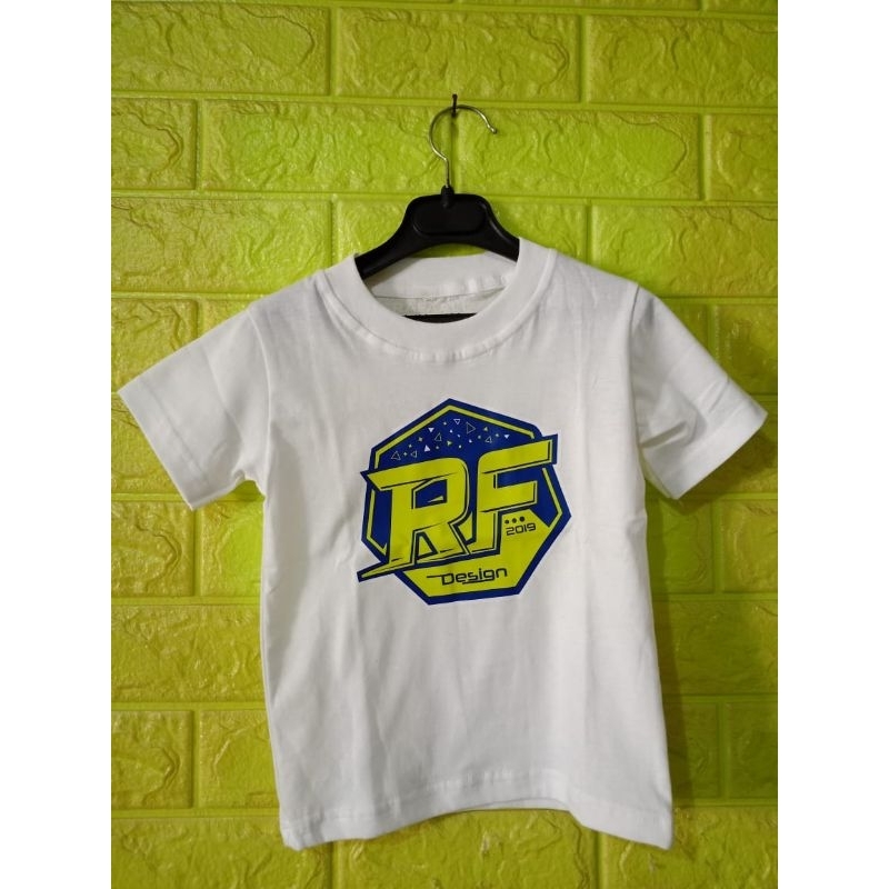Baju Kaos Anak Distro RF 2019 Anak Usia 3-12 Tahun