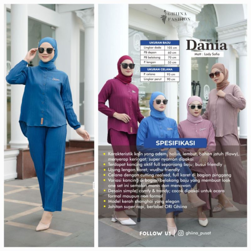 Dania one set by Ghina fashion