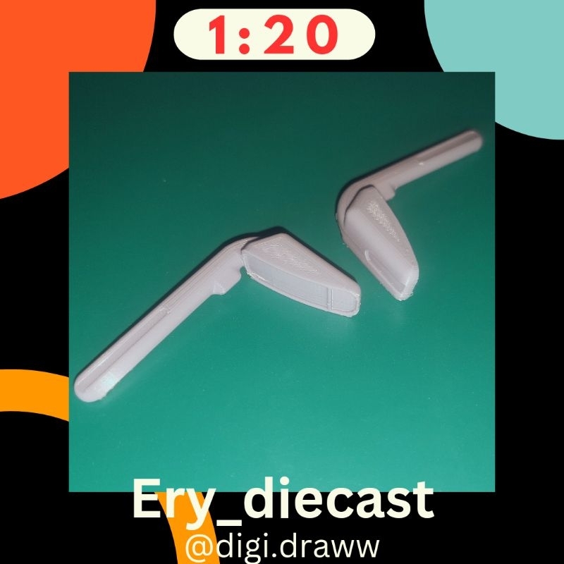 spion SHD jetbus 3 / JB3 miniatur bus skala 1:20 bahan plastik