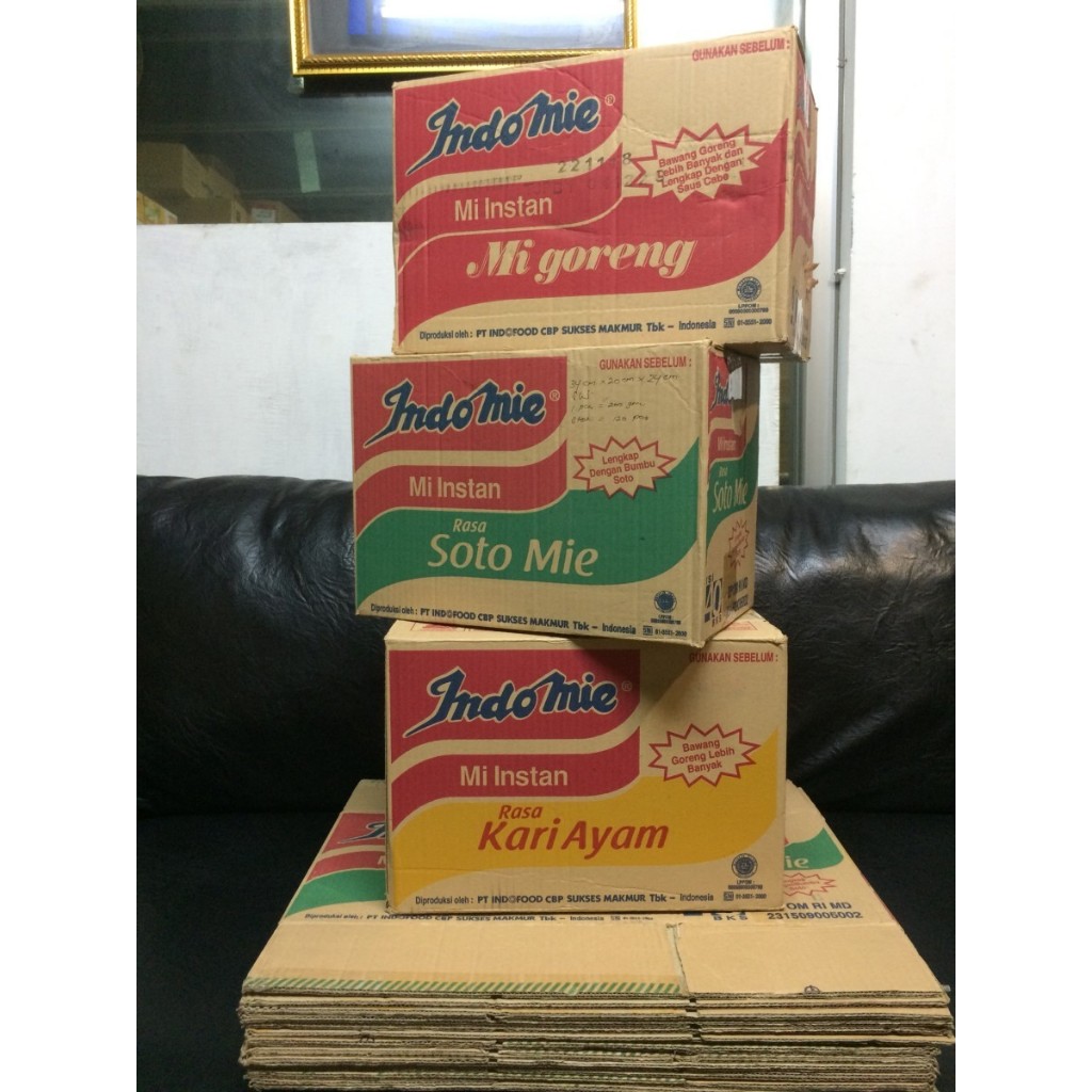 

Kardus Bekas Mie Instant P:36cm L:20cm T:24cm