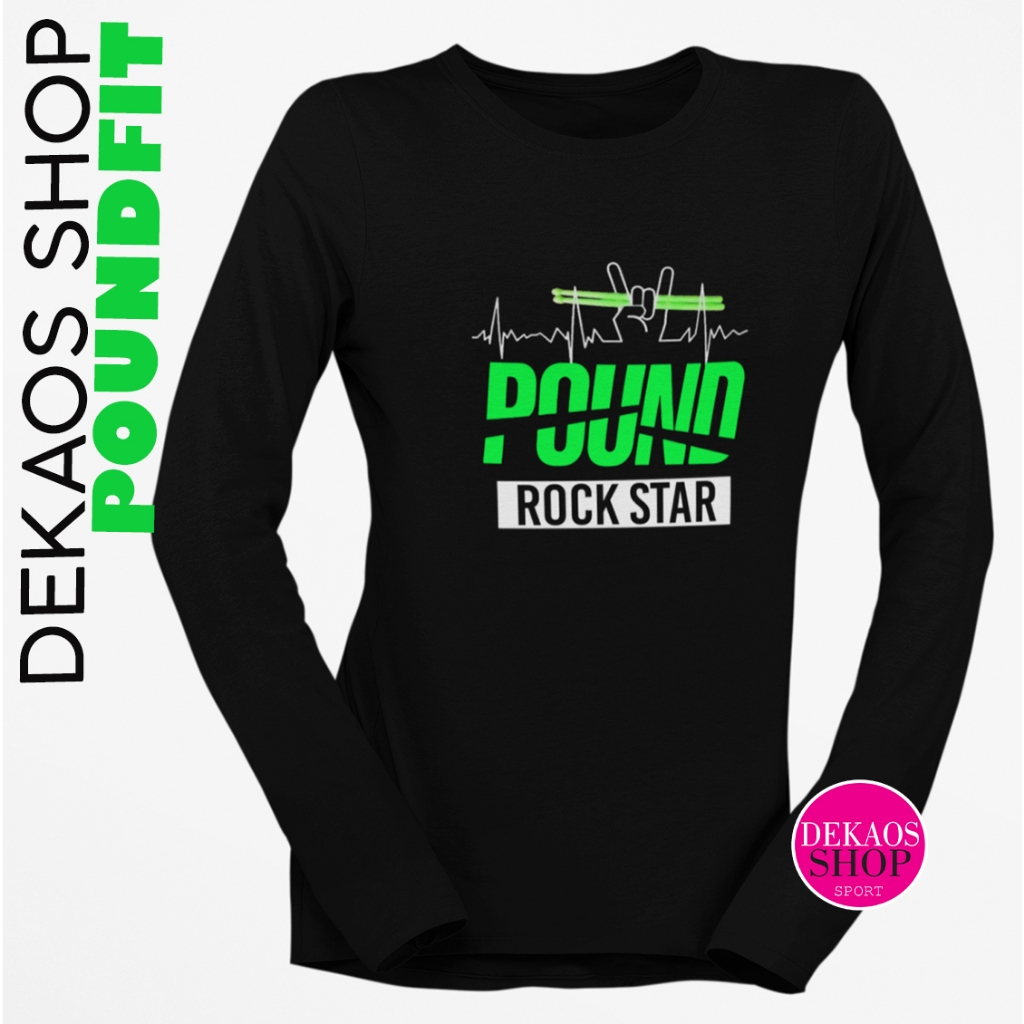 BAJU POUNDFIT / KAOS POUNDFIT / BAJU SENAM WANITA TERBARU / KAOS SENAM WANITA / BAJU SENAM POUNDFIT / BAJU POUND / ATSAN SENAM WANITA / KAOS SENAM / DEKAOS SHOP 2857  ROCKSTAR POUND