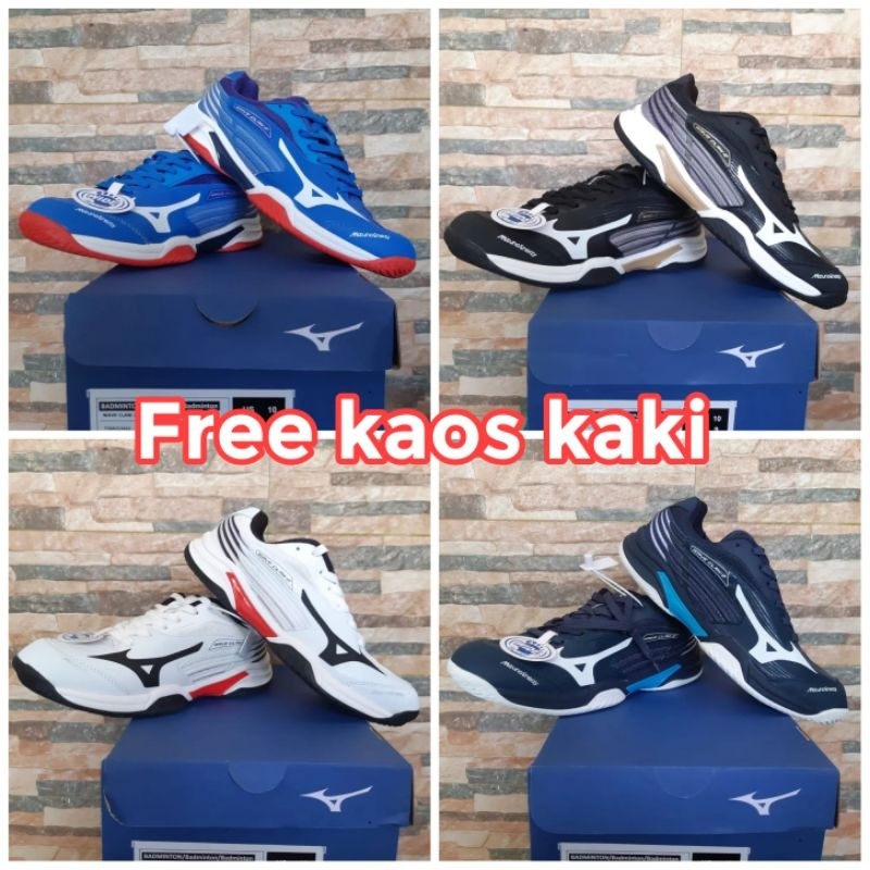 Sepatu voli Mizuno wave claw volley badminton