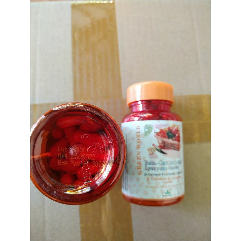 OBAT PROSTAT/ KENCING TIDAK LANCAR/ LYCOPENE SOFTGEL GREEN WORLD ORI