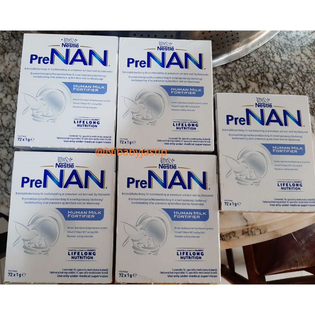 READY Susu Nestle PreNAN HUMAN MILK FORTIFIER HMF FM85 Nutrisi Baby Penambah BB Bayi Premature Box