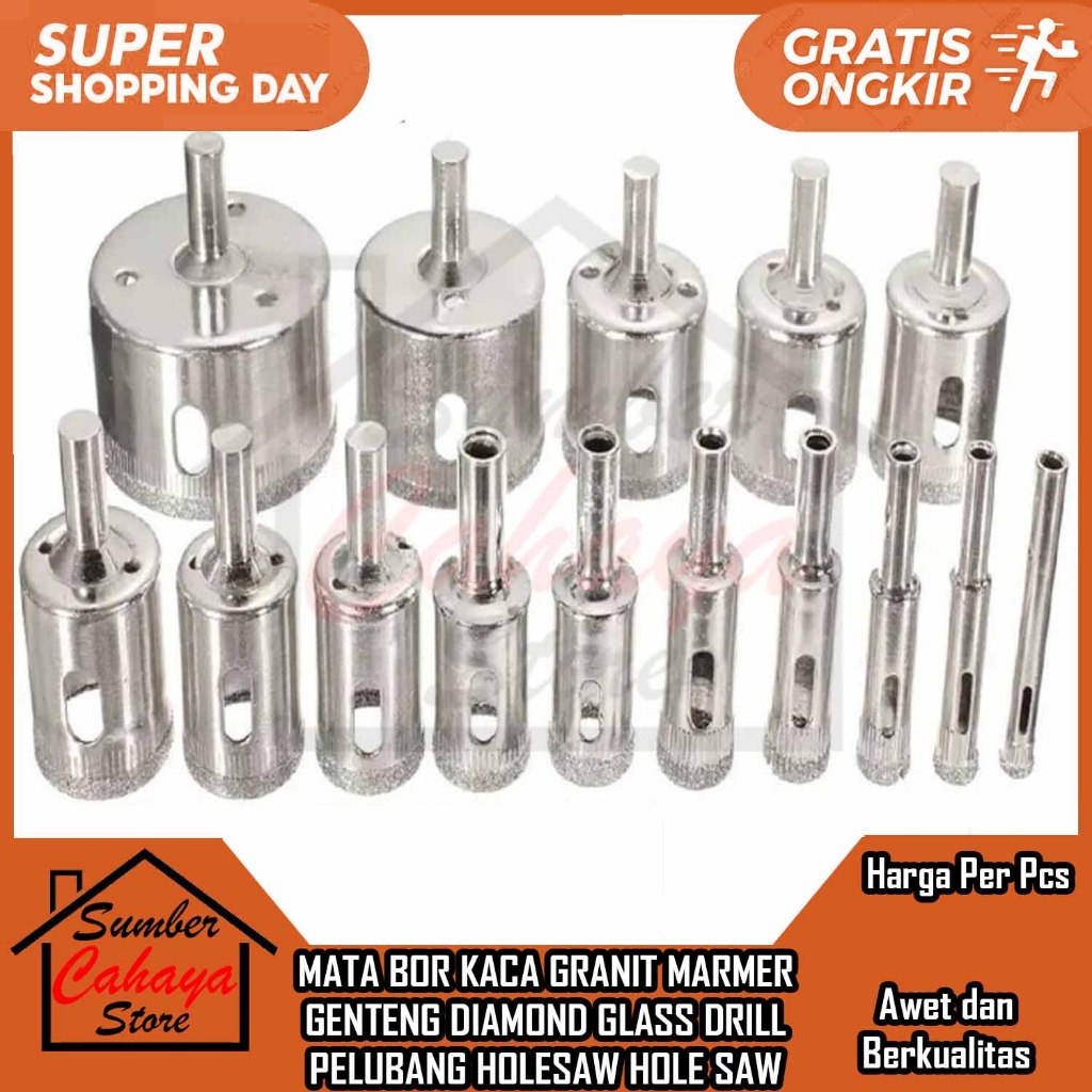 Kugel Mata Bor Kaca Granite Keramik Kramik Geranit 3mm 5mm 6mm 8mm 10mm 12mm 14mm 16mm 18mm 19mm 20m