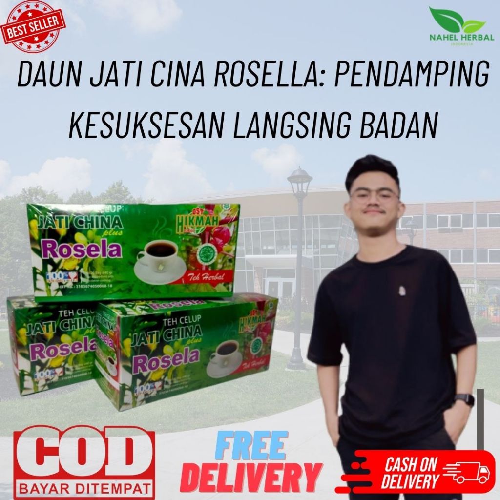 Roni Ungkap Rahasia Tubuh Langsing: Gunakan Teh Celup Daun Jati Cina Plus Bunga Rosella Pelangsing -