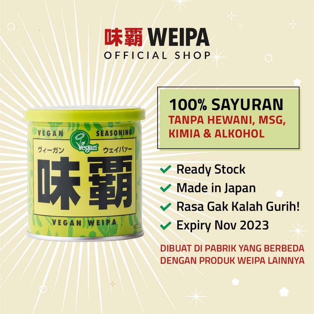 

Weipa Vegan 250gr Original