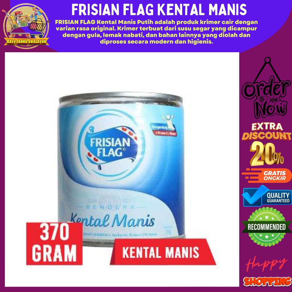 

Frisian Flag Kental Manis Putih 370 g