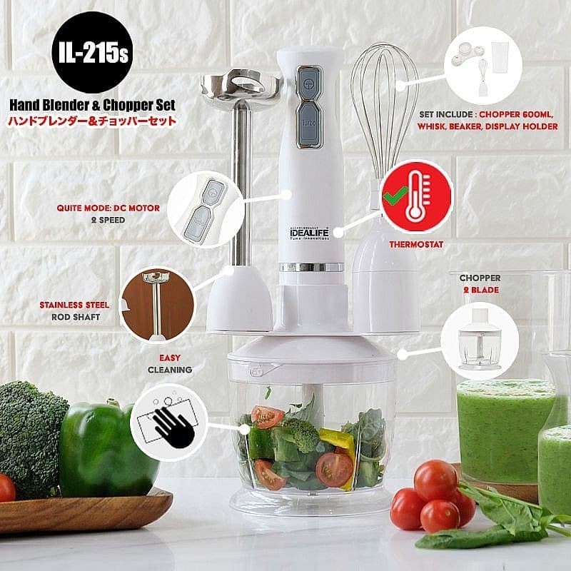 IDEALIFE  HAND BLENDER IL 215S