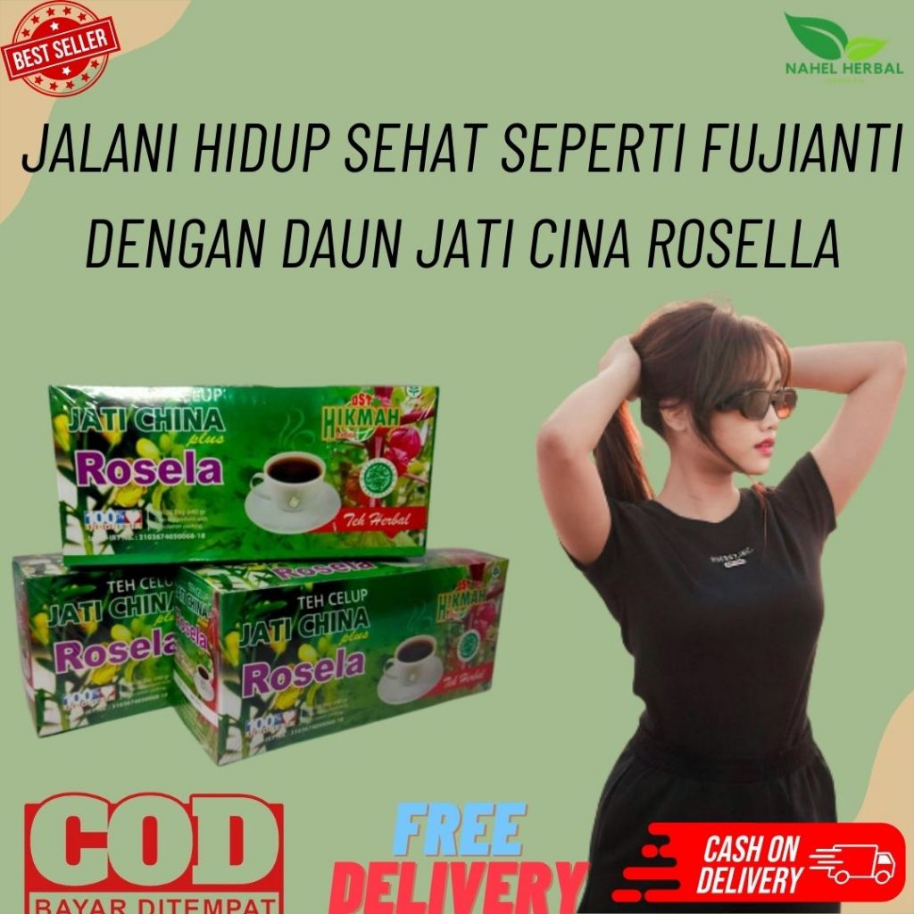 Tubuh Ramping Fuji ? Rahasianya Ada Di Teh Celup Daun Jati Cina Plus Bunga Rosella Pelangsing - Terb