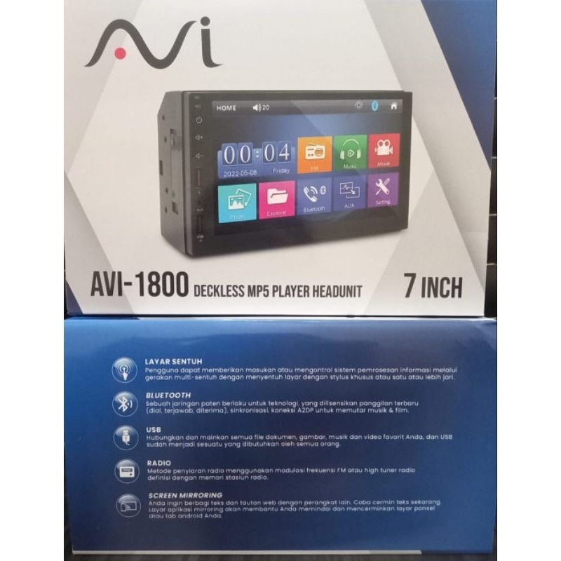 Deckless Mp5 Player Headunit