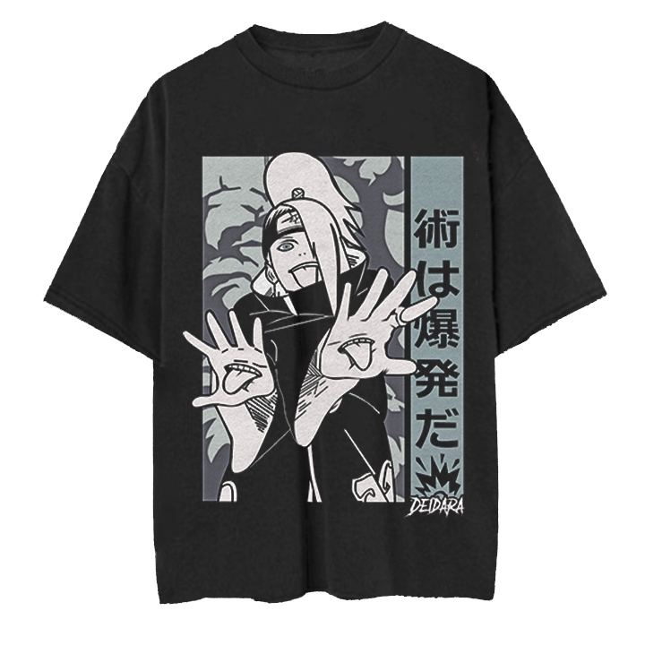 Kaos Naruto Deidara Akatsuki Premium Bootleg Shirt