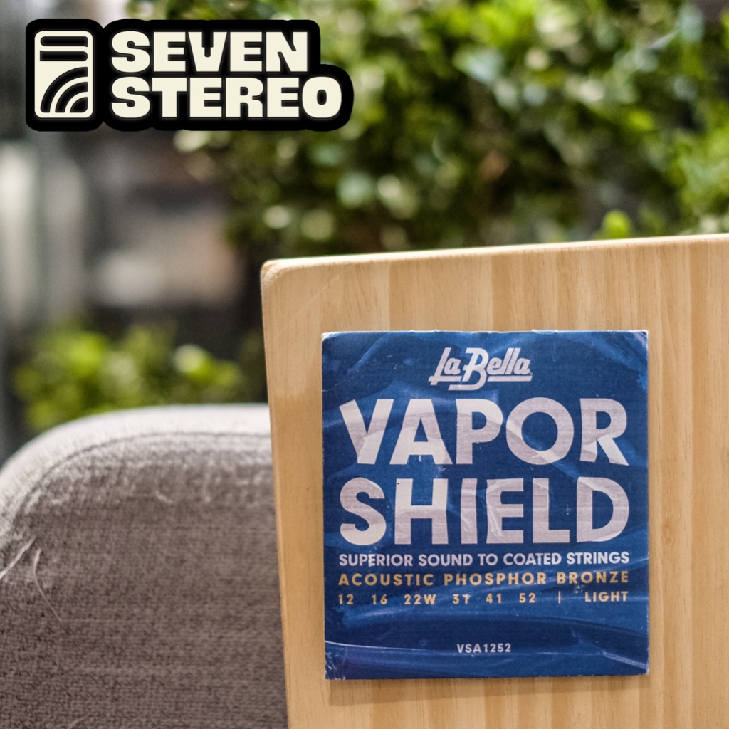 La Bella VSA1252 Vapor Shield Acoustic Guitar String 12-52 Senar Gitar