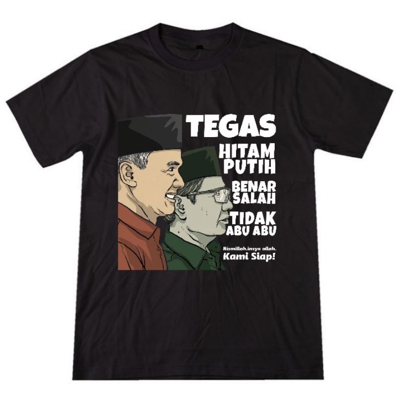 Kaos distro ganjar mahfud,tshirt ganjar pranowo
