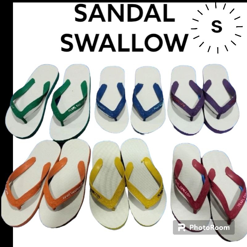 SANDAL JAPIT SWALLOW MURAH ANAK DAN DEWASA /Sandaljepitswallow /Sandsal jepit swallow /sandal karet 