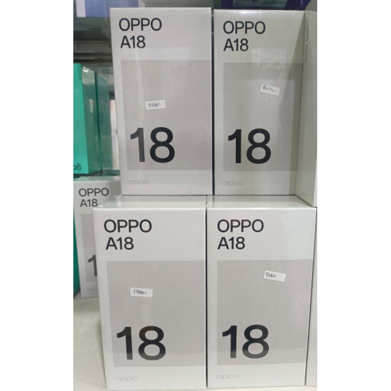 HP OPPO A18 RAM 4 128 GB GARANSI RESMI