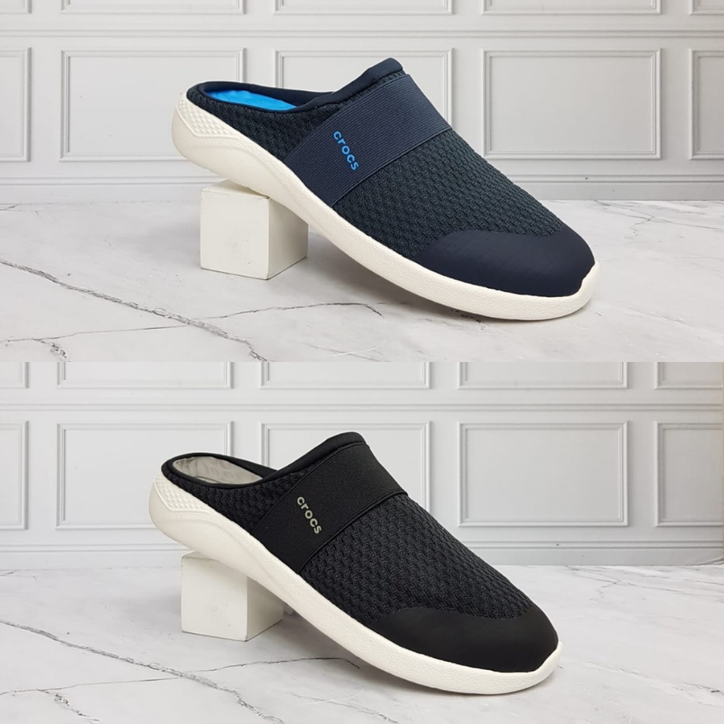 Crocs / Sandal Crocs / Sepatu Sandal Crocs / Crocs Literide Mesh Mule Slip On / Selop Pria / Crocs S