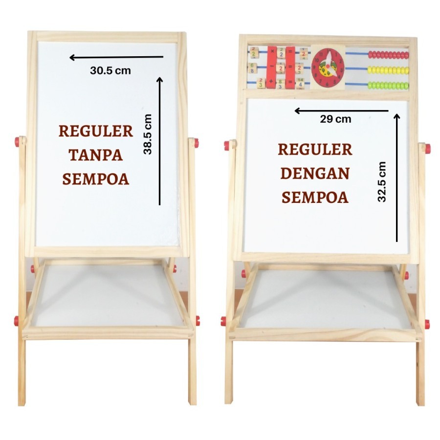 

Promo Mainan Uk Reguler 2in1 Magnetic Education Board - ( Black dan Whiteboard ) Papan Tulis Belajar