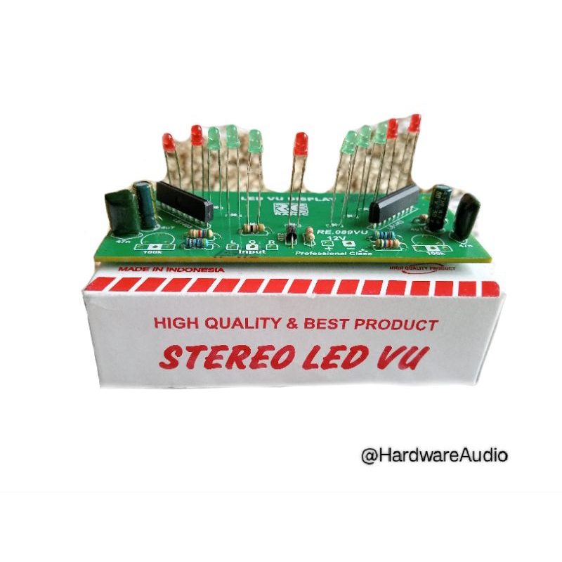 Kit led vu display stereo